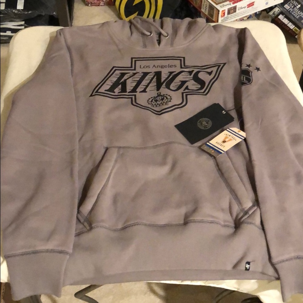 NHL vintage hockey L.A. Kings hoodie sweatshirt